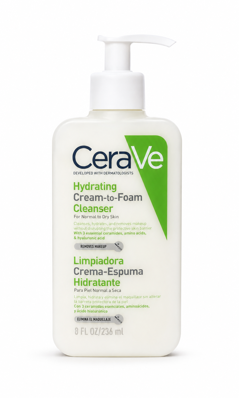 CeraVe Hydrating Cream-to-Foam Cleanser